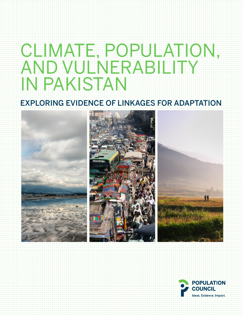 Climate, Population, and Vulnerability in Pakistan: Exploring Evidence of Linkages for Adaptation cover